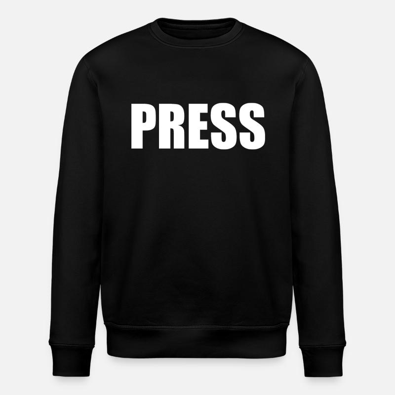 Press - Stanley/Stella ROLLER Unisex Organic Sweatshirt - black