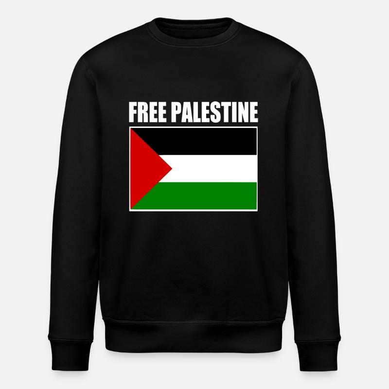 Free palestine - Sweat bio ROLLER Stanley/Stella Unisexe - noir