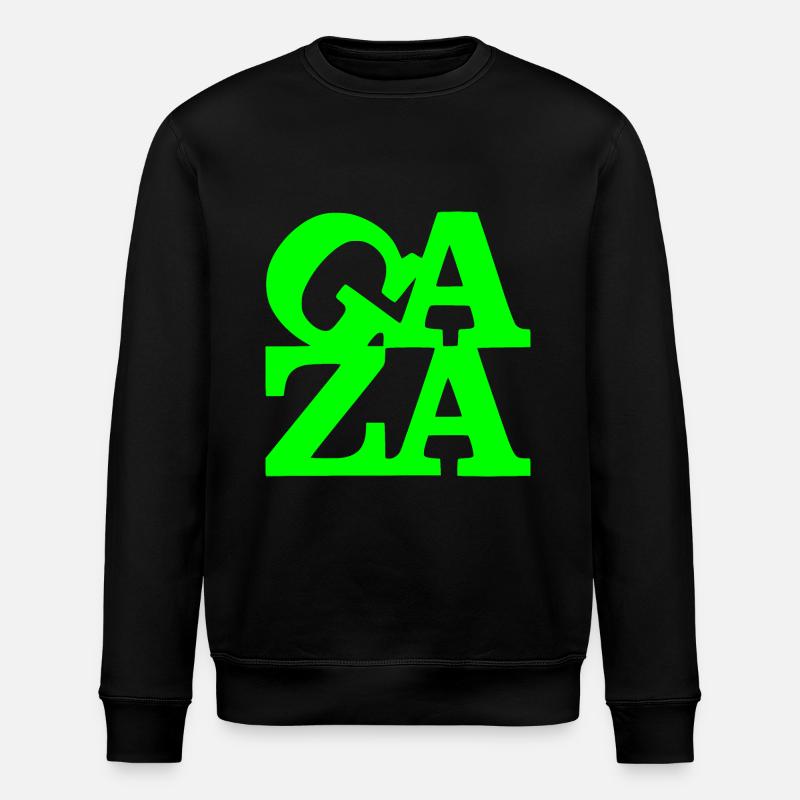 Gaza - Stanley/Stella Unisex Bio-Sweatshirt ROLLER - Schwarz