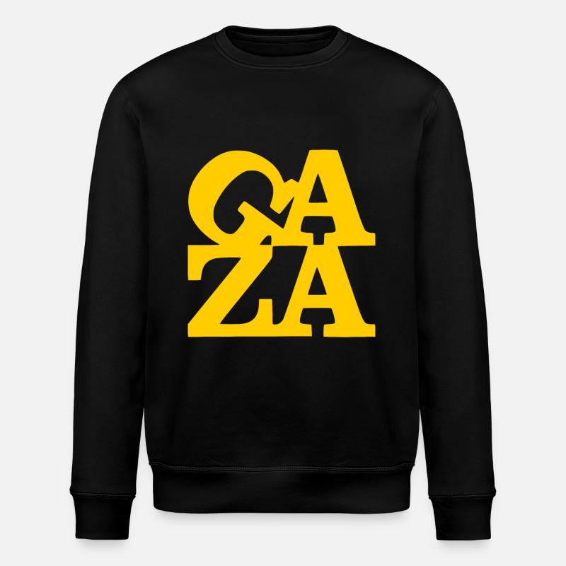 Gaza - Sweat bio ROLLER Stanley/Stella Unisexe - noir
