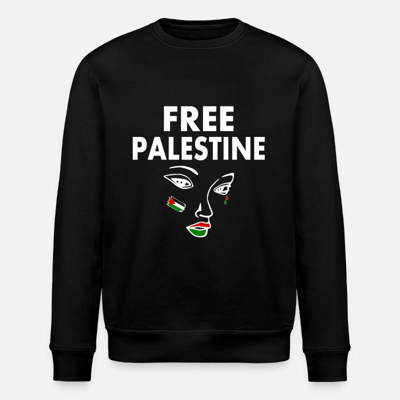 Free palestine - Sweat bio ROLLER Stanley/Stella Unisexe - noir