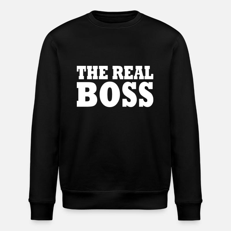 The real boss - Sweat bio ROLLER Stanley/Stella Unisexe - noir