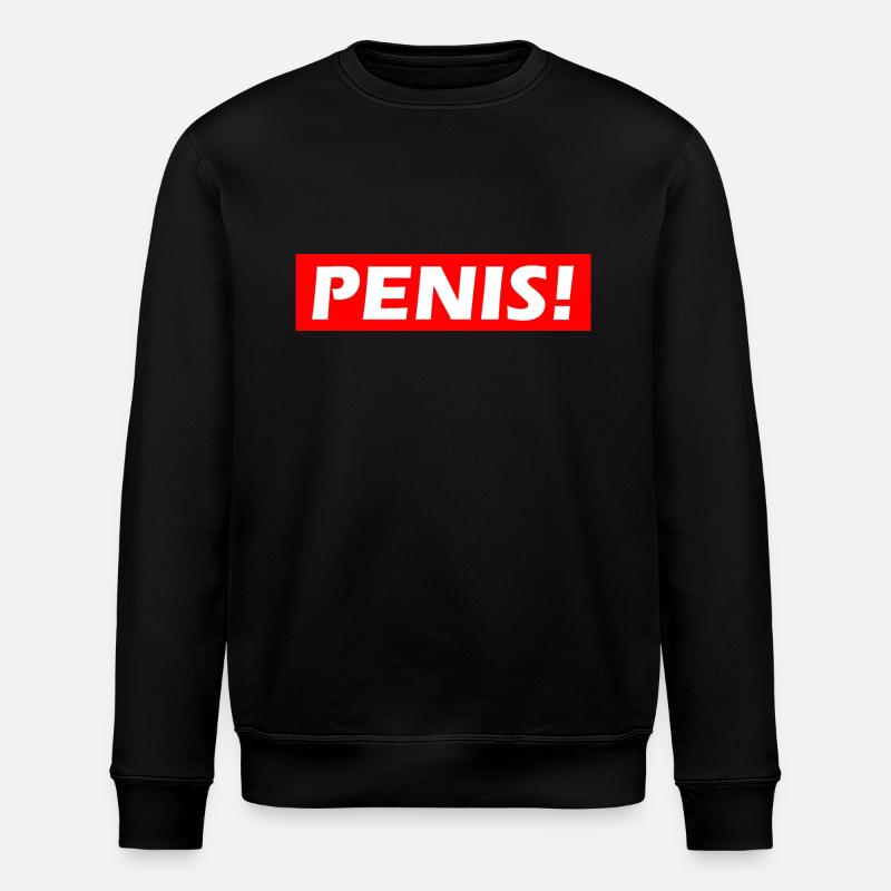 Penis - Stanley/Stella ROLLER Unisex Organic Sweatshirt - black