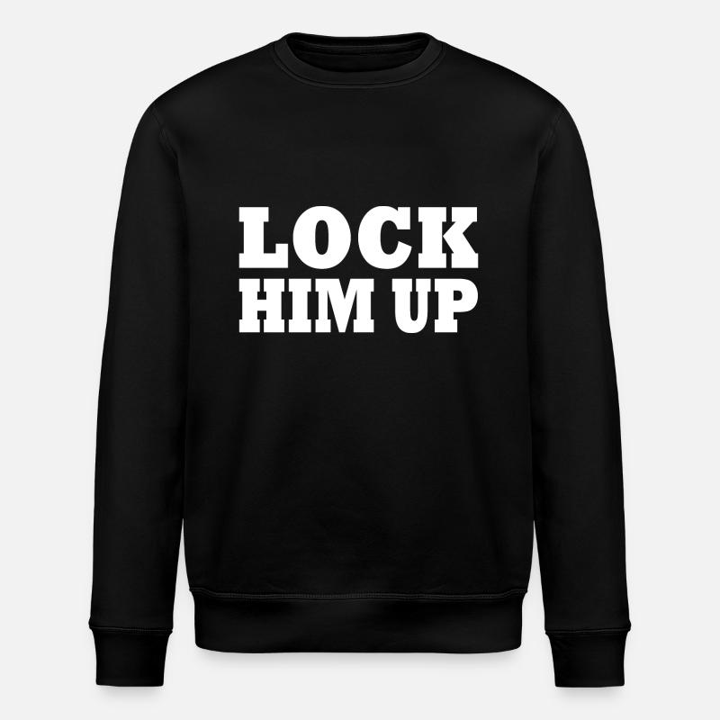 Lock him up - Stanley/Stella ROLLER Unisex Organic Sweatshirt - black