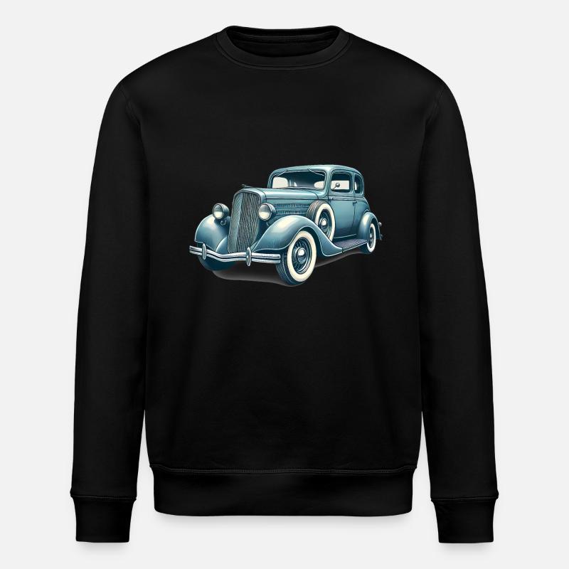 Oldtimer Oldtimer Illustration - Stanley/Stella Unisex Bio-Sweatshirt ROLLER - Schwarz
