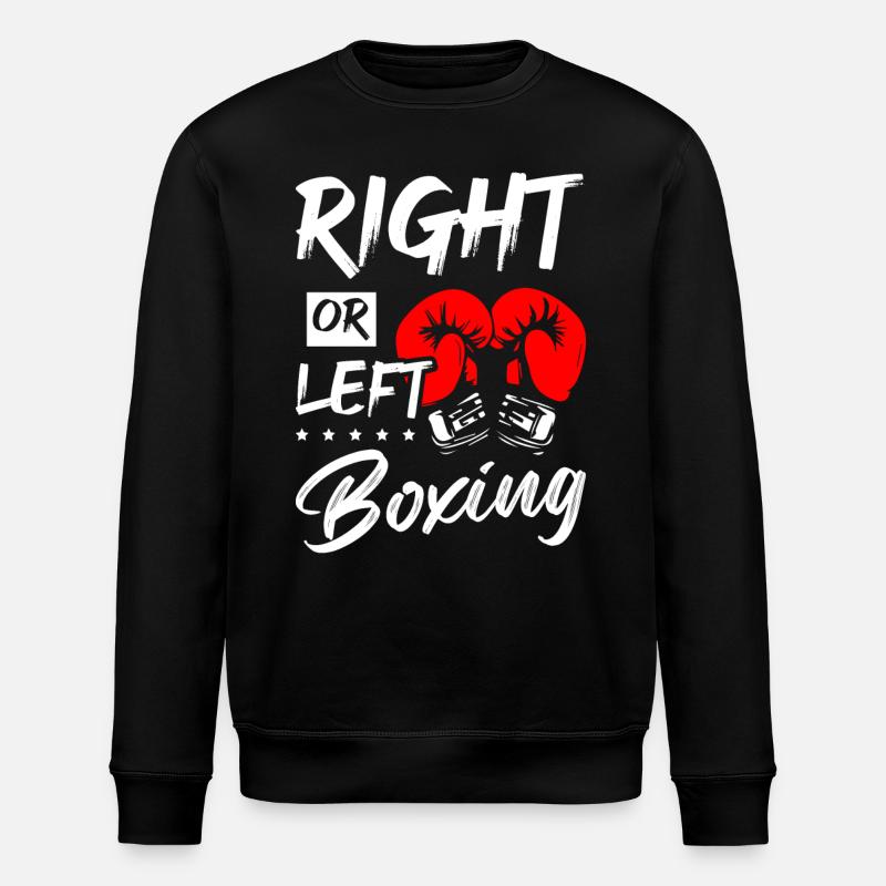 Right or Left Boxing - Stanley/Stella Unisex Bio-Sweatshirt ROLLER - Schwarz