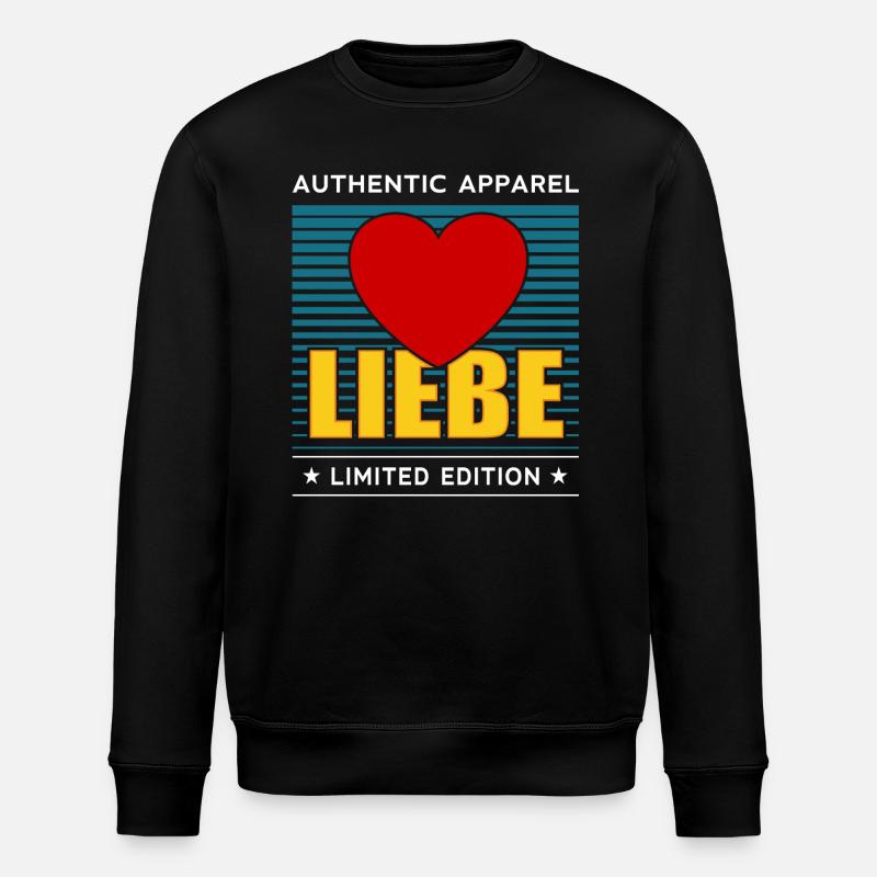 Love - Stanley/Stella ROLLER Unisex Organic Sweatshirt - black