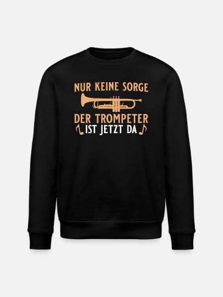 Trompete Musikverein Trompeter - Stanley/Stella Unisex Bio-Sweatshirt ROLLER - Schwarz