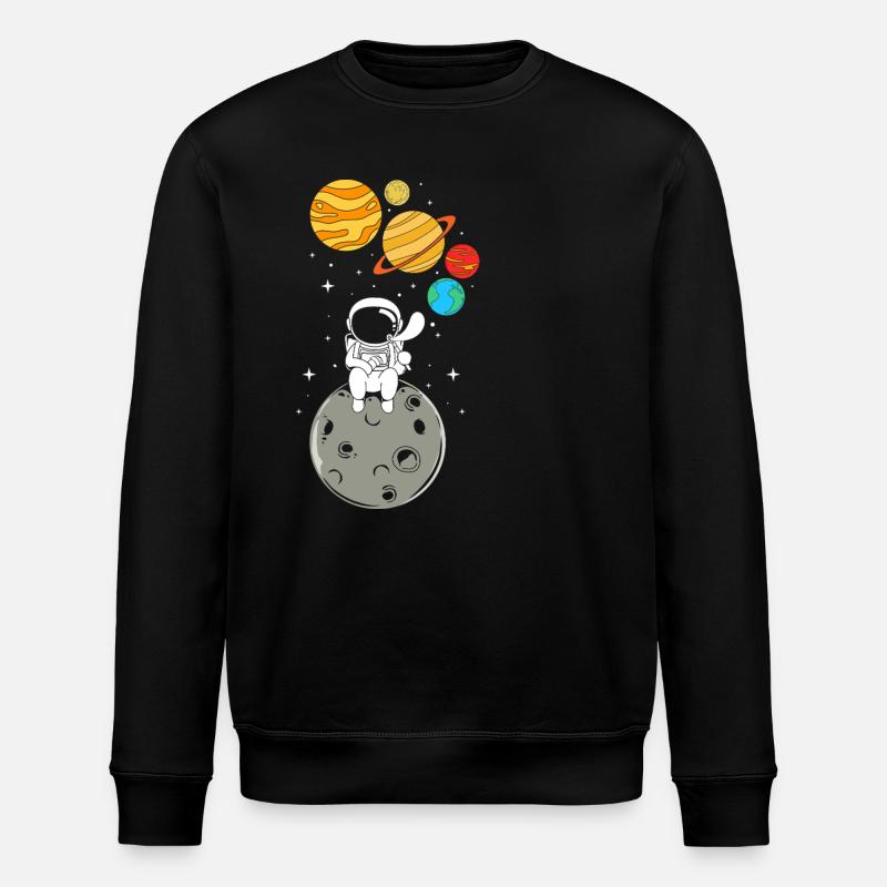 Espace Espace Cosmos Univers Planètes - Sweat bio ROLLER Stanley/Stella Unisexe - noir