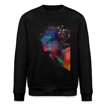 Schwimmsport #swimmer #sport - Stanley/Stella Unisex Bio-Sweatshirt ROLLER - Schwarz - Vorne - Nik (191cm)