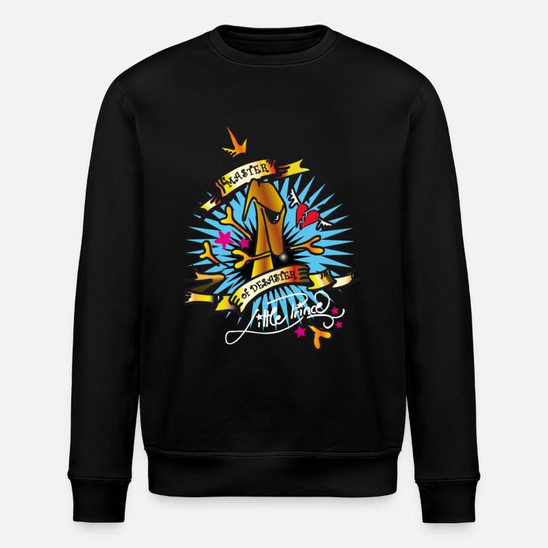 master of desaster white - Stanley/Stella Unisex Bio-Sweatshirt ROLLER - Schwarz