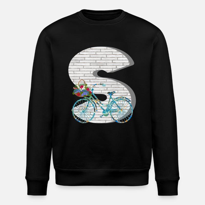 bicycle e 100 s - Stanley/Stella ROLLER Unisex Organic Sweatshirt - black