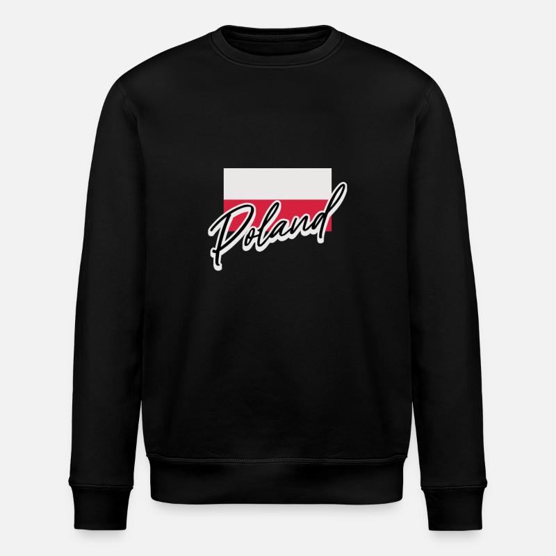 Poland - Stanley/Stella ROLLER Unisex Organic Sweatshirt - black