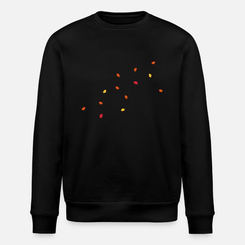 Feuilles Automne - Sweat bio ROLLER Stanley/Stella Unisexe - noir
