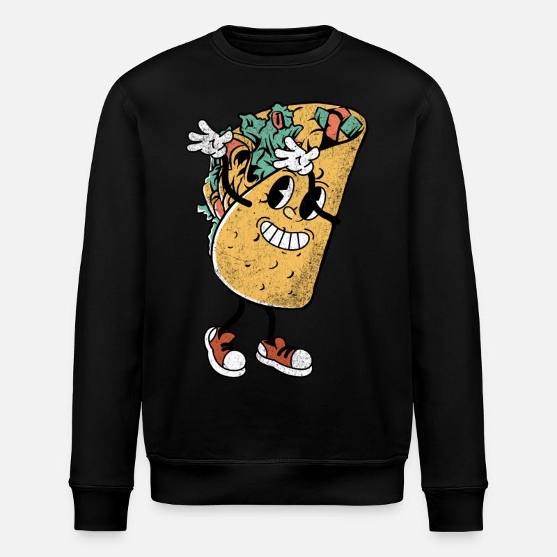 Taco - Stanley/Stella Unisex Bio-Sweatshirt ROLLER - Schwarz