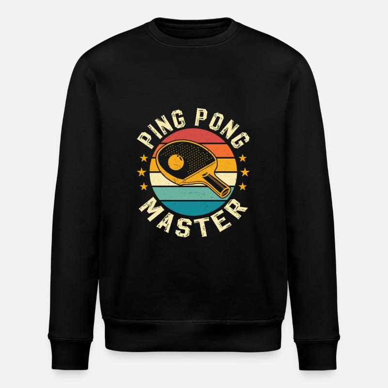 Ping Pong Master - Stanley/Stella ROLLER Unisex Organic Sweatshirt - black