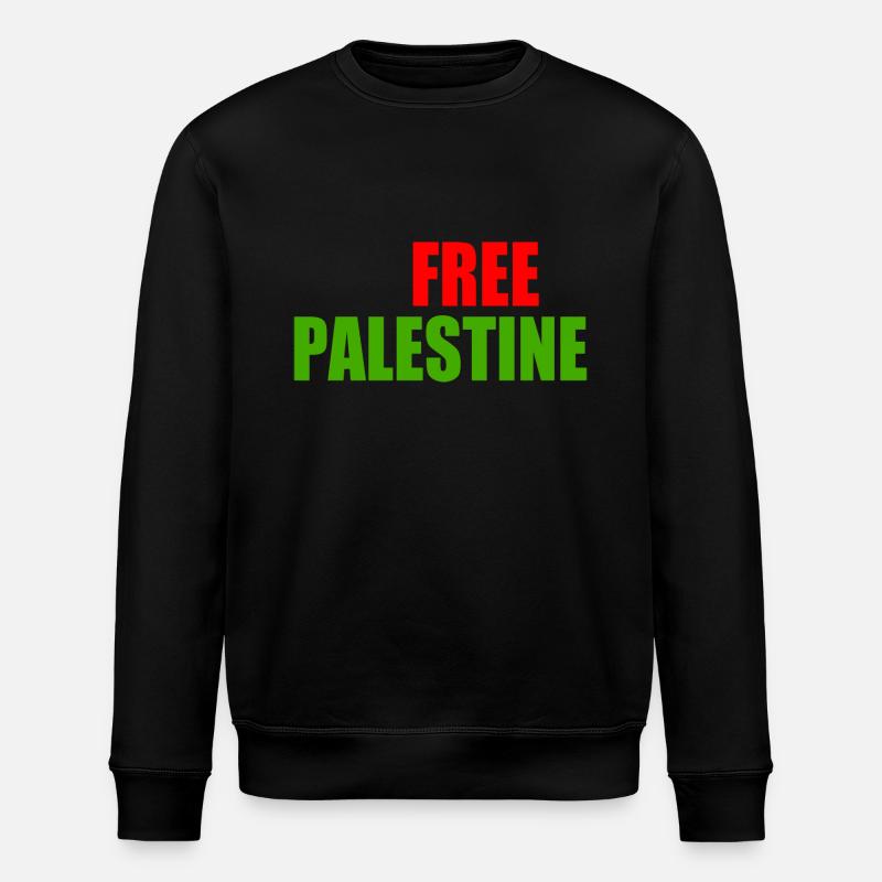 Free palestine - Sweat bio ROLLER Stanley/Stella Unisexe - noir