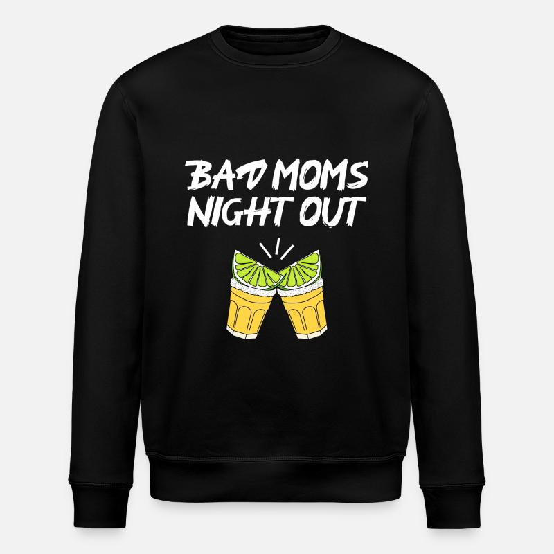 Bad Moms Night Out - Stanley/Stella ROLLER Unisex Organic Sweatshirt - black
