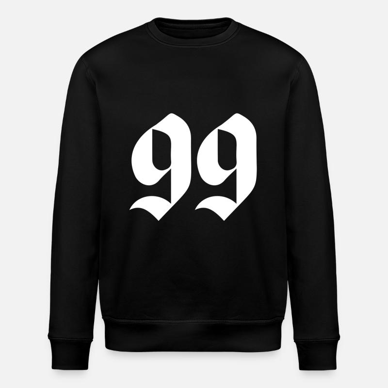 1999 year - Stanley/Stella ROLLER Unisex Organic Sweatshirt - black