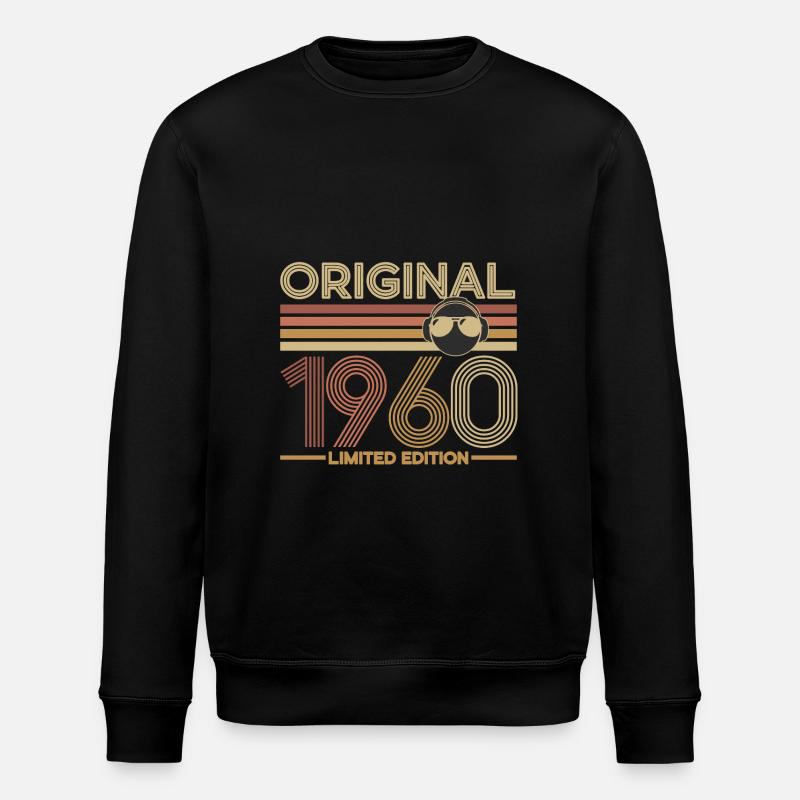 1960 - Stanley/Stella Unisex Bio-Sweatshirt ROLLER - Schwarz