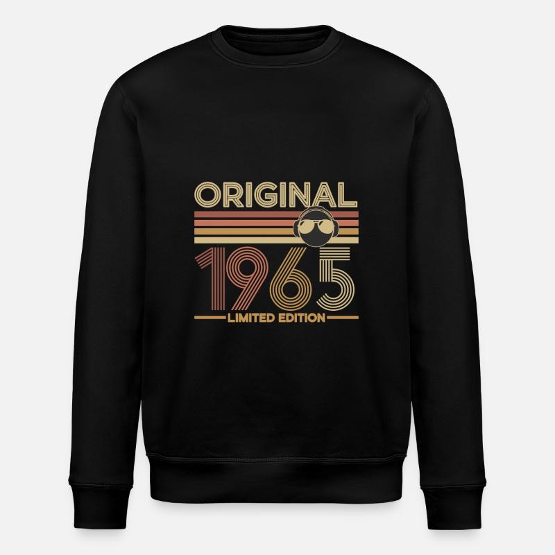 1965 - Stanley/Stella Unisex Bio-Sweatshirt ROLLER - Schwarz