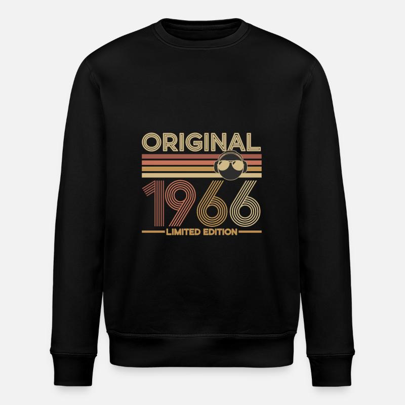 1966 - Stanley/Stella ROLLER Unisex Organic Sweatshirt - black