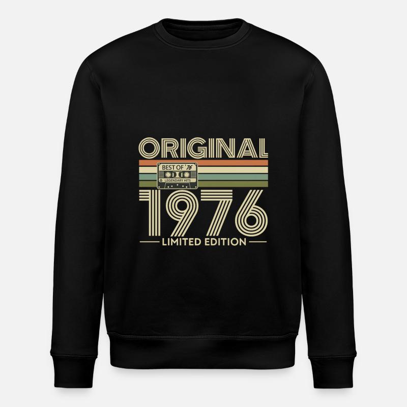 1976 - Stanley/Stella Unisex Bio-Sweatshirt ROLLER - Schwarz