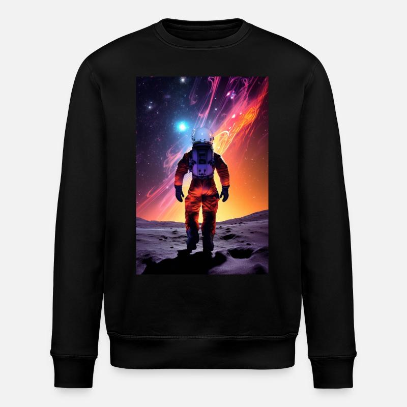 Astronauten Traum - Stanley/Stella Unisex Bio-Sweatshirt ROLLER - Schwarz