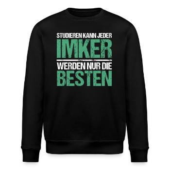 Tout le monde peut étudier - Beekeeper Edition - Sweat bio ROLLER Stanley/Stella Unisexe - noir - Devant - Nik (191cm)