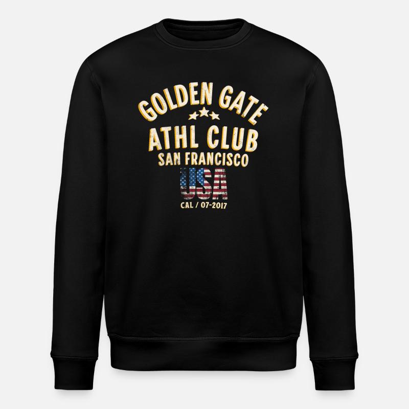 Golden gate athletic club - Sweat bio ROLLER Stanley/Stella Unisexe - noir