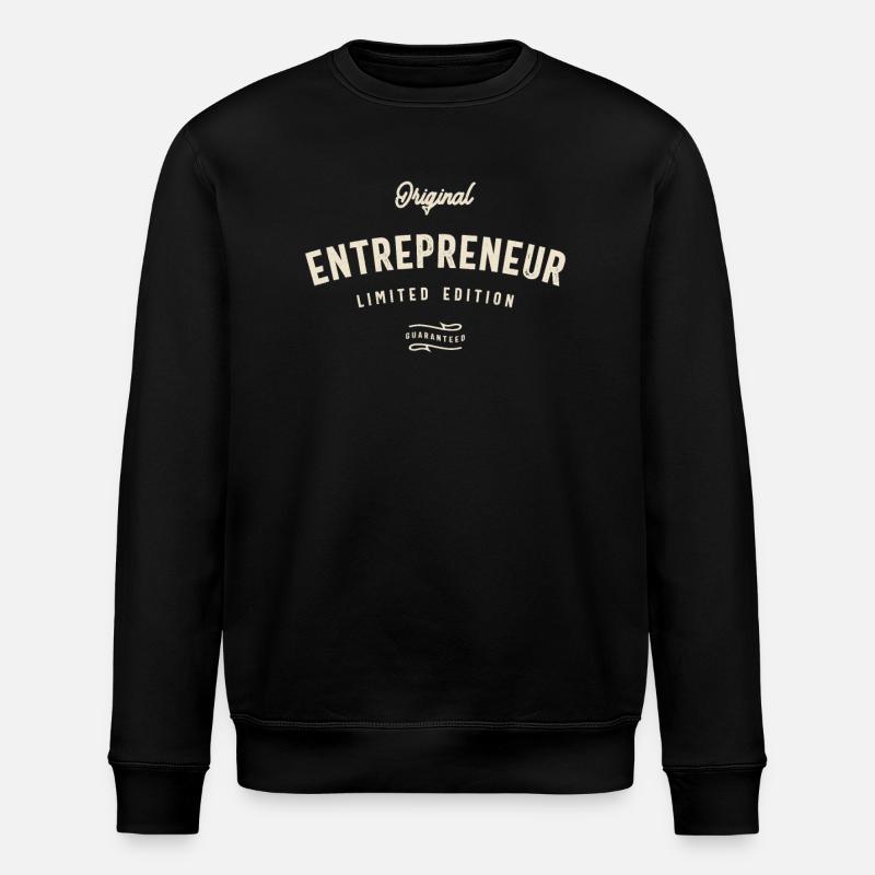 und origineller Unternehmerstil - Stanley/Stella Unisex Bio-Sweatshirt ROLLER - Schwarz