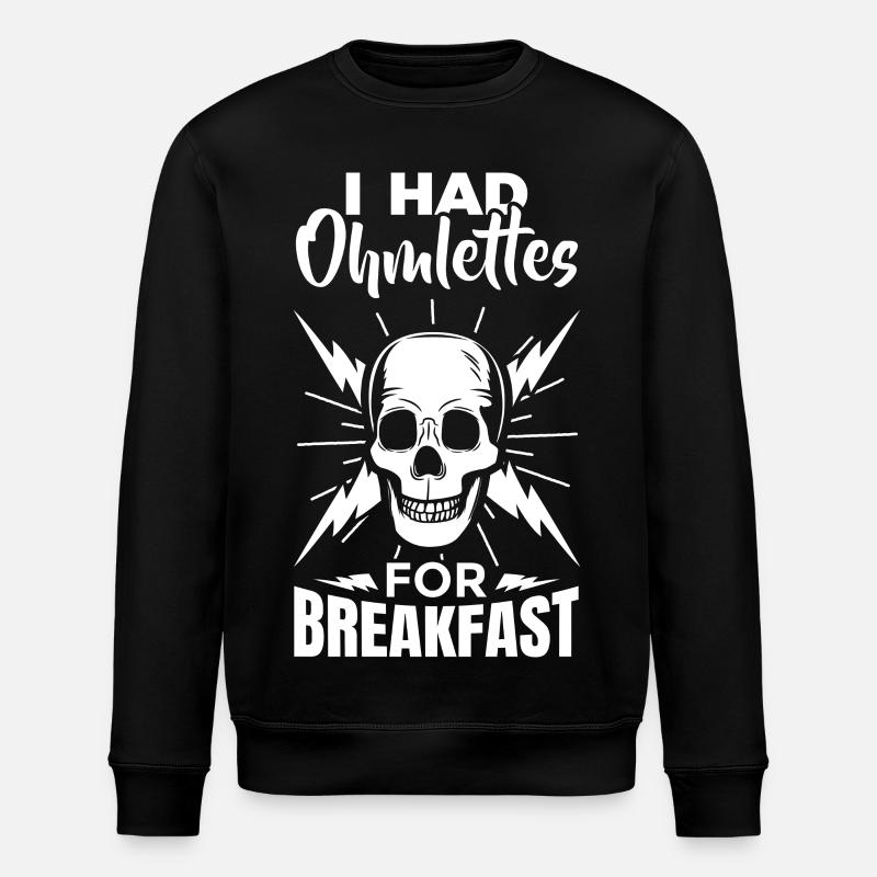 Elektrikerwitz - Stanley/Stella Unisex Bio-Sweatshirt ROLLER - Schwarz