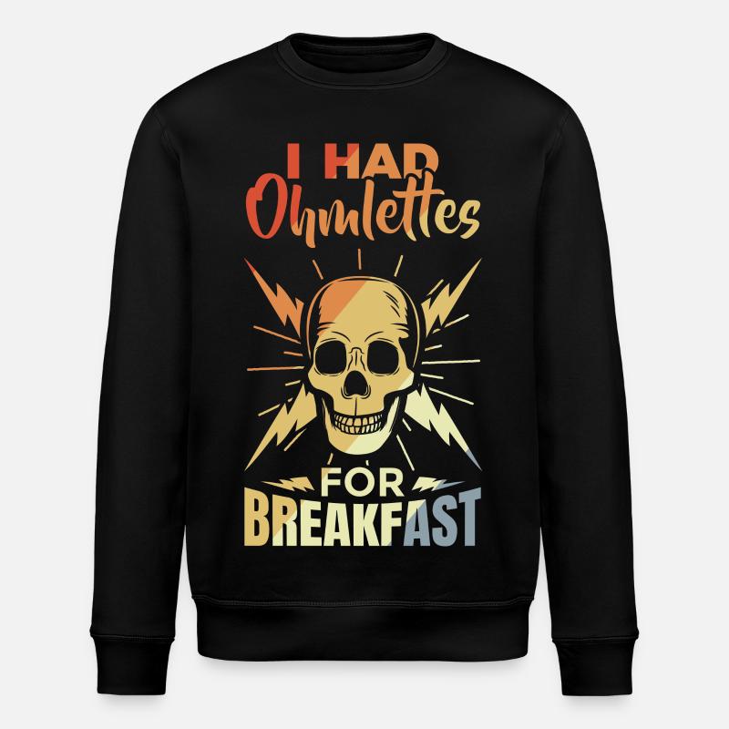 Funny electronics saying - Stanley/Stella ROLLER Unisex Organic Sweatshirt - black