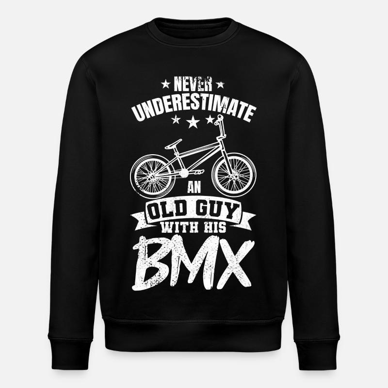 BMX Opa - Stanley/Stella Unisex Bio-Sweatshirt ROLLER - Schwarz
