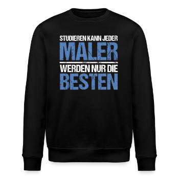 Tout le monde peut étudier - Maler Edition - Sweat bio ROLLER Stanley/Stella Unisexe - noir - Devant - Nik (191cm)