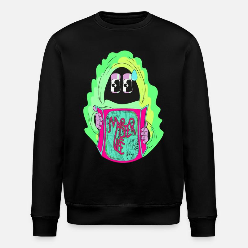 MEISTERE DAS LEBEN - Stanley/Stella Unisex Bio-Sweatshirt ROLLER - Schwarz