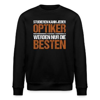 Tout le monde peut étudier - Édition Optiker - Sweat bio ROLLER Stanley/Stella Unisexe - noir - Devant - Nik (191cm)