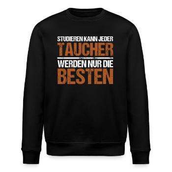 Tout le monde peut étudier - Diver Edition - Sweat bio ROLLER Stanley/Stella Unisexe - noir - Devant - Nik (191cm)
