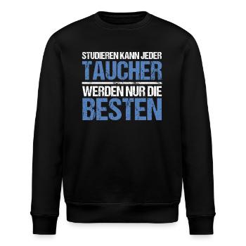 Tout le monde peut étudier - Diver Edition - Sweat bio ROLLER Stanley/Stella Unisexe - noir - Devant - Nik (191cm)