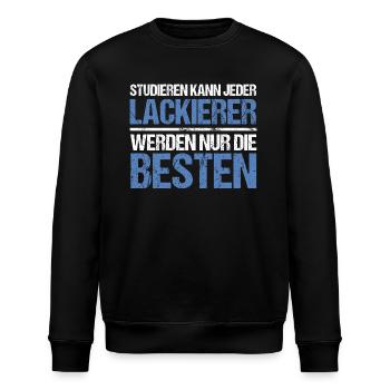 Tout le monde peut étudier - Lackierer Edition - Sweat bio ROLLER Stanley/Stella Unisexe - noir - Devant - Nik (191cm)