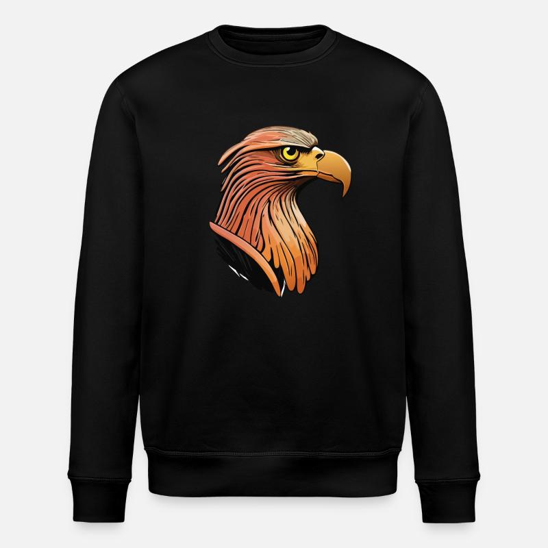 Adler - Stanley/Stella Unisex Bio-Sweatshirt ROLLER - Schwarz