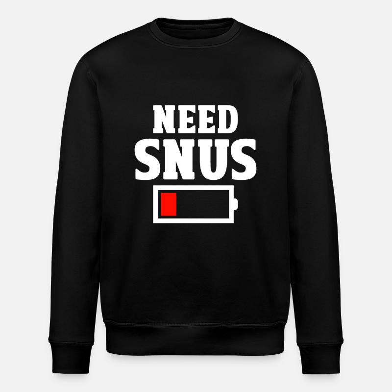 Snus - Stanley/Stella Unisex Bio-Sweatshirt ROLLER - Schwarz