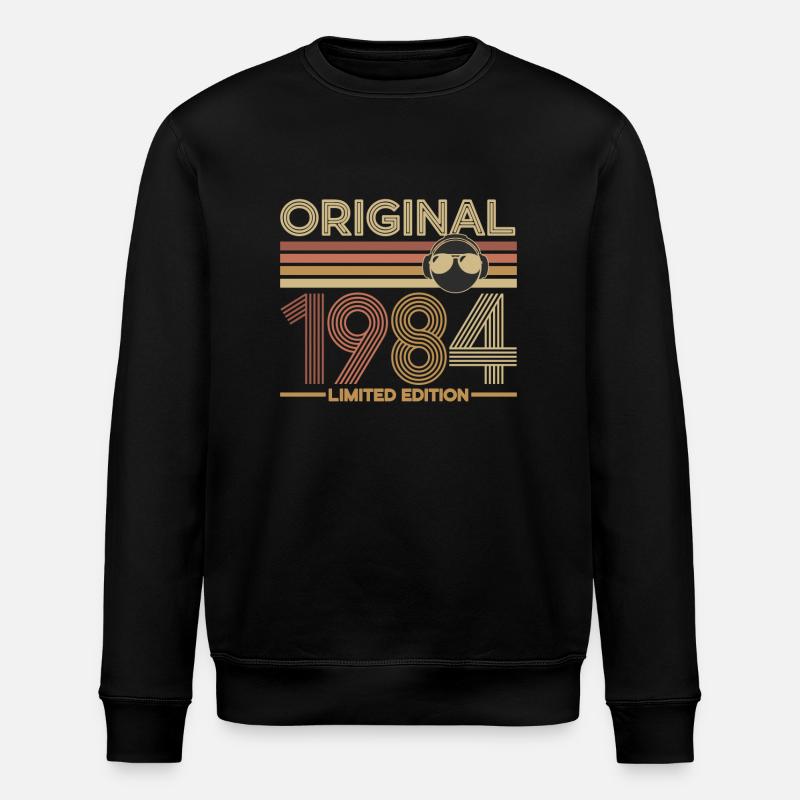 1984 - Stanley/Stella Unisex Bio-Sweatshirt ROLLER - Schwarz