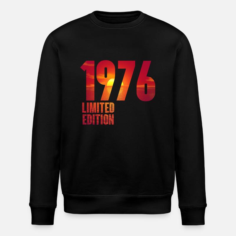 1976 - Stanley/Stella Unisex Bio-Sweatshirt ROLLER - Schwarz