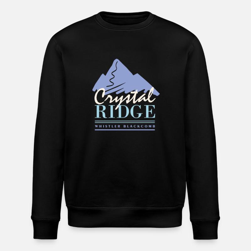 Crystal Ridge - Stanley/Stella ROLLER Unisex Organic Sweatshirt - black