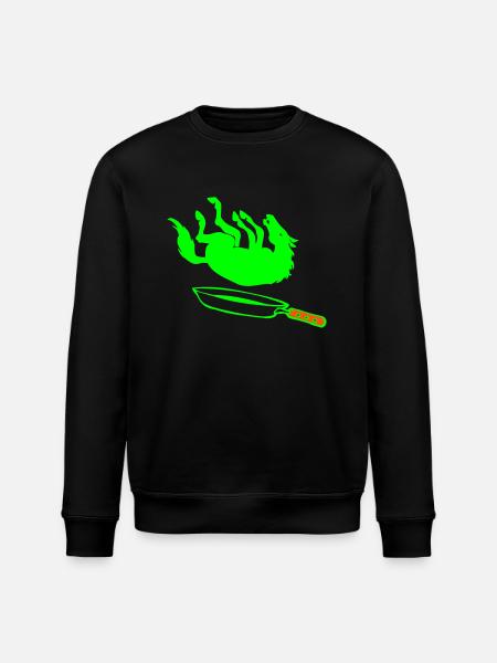 Cheval dans la casserole - Sweat bio ROLLER Stanley/Stella Unisexe - noir