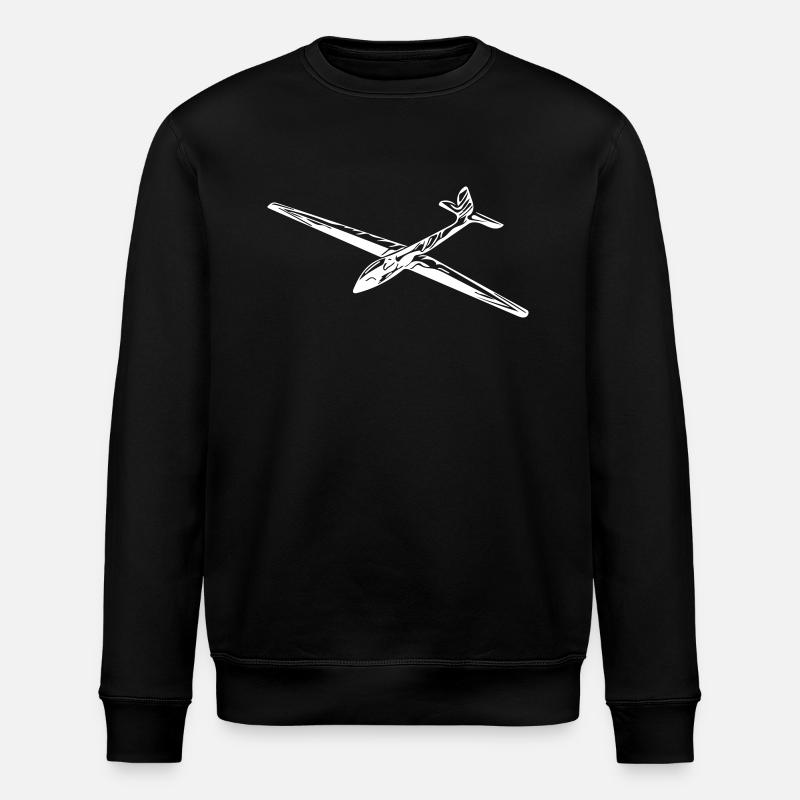 Segelflieger - Stanley/Stella Unisex Bio-Sweatshirt ROLLER - Schwarz