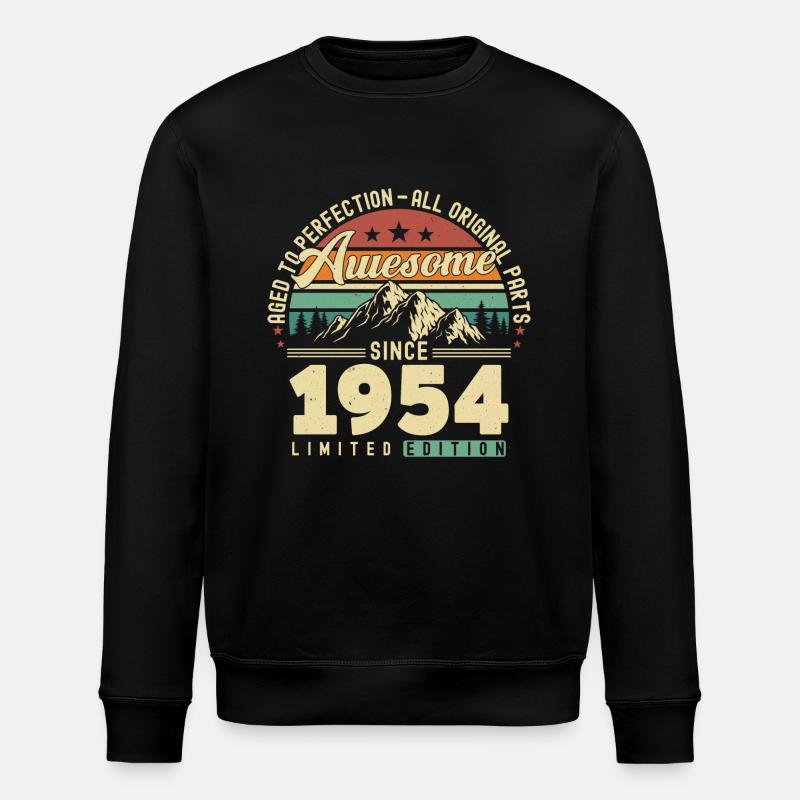 Great since 1954 - Stanley/Stella ROLLER Unisex Organic Sweatshirt - black