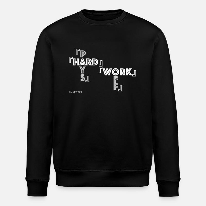 Harte Arbeit Weiß - Stanley/Stella Unisex Bio-Sweatshirt ROLLER - Schwarz