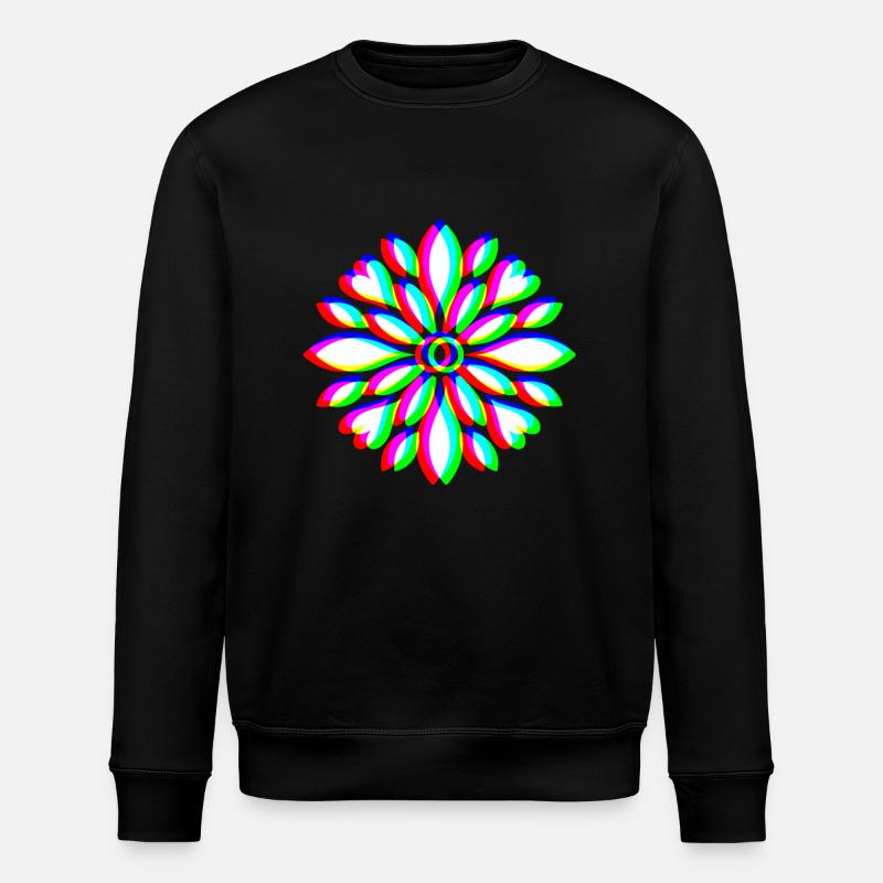 EDM Floral Mandala - Sweat bio ROLLER Stanley/Stella Unisexe - noir